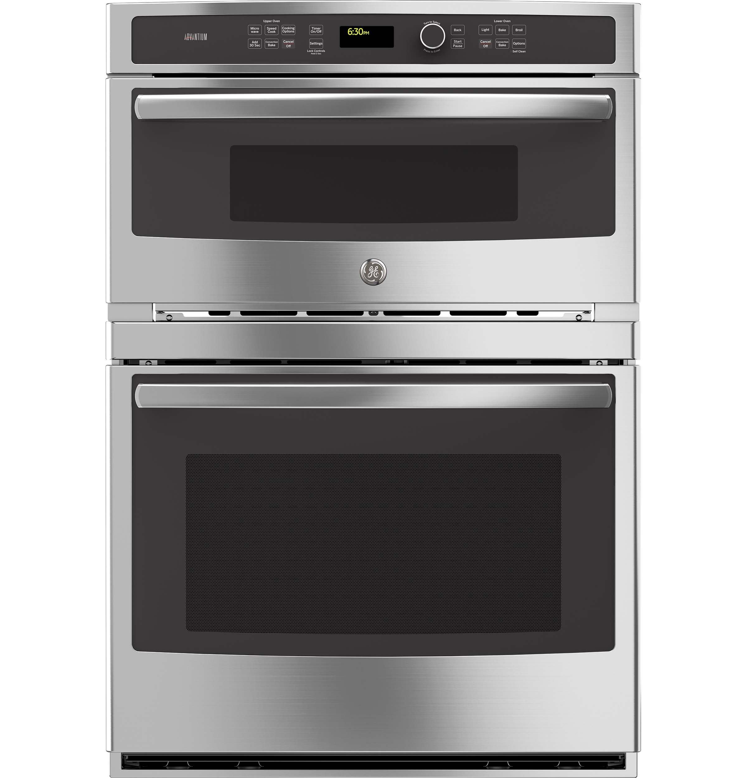 GE Profile&trade; Stainless Steel 29-3/4 in. 6.7 cu. ft. Combo Oven 