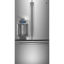 GE&reg; Stainless Steel 35-3/4 in. 14.9 cu. ft. Counter Depth and French Door Refrigerator 