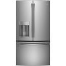35-3/4 in. 18.5 cu. ft. French Door Refrigerator in Stainless Steel