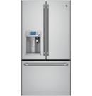35-3/4 in. 22.2 cu. ft. Counter Depth and French Door Refrigerator in Stainless Steel