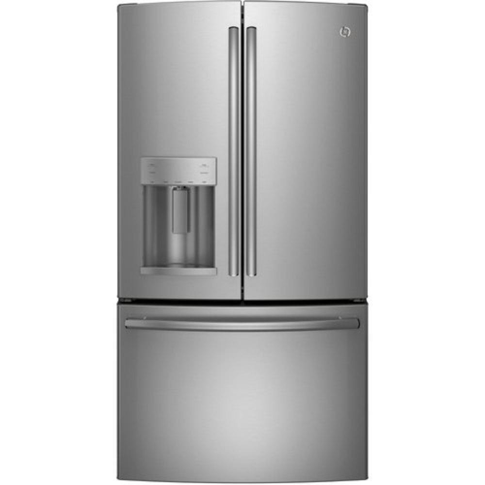 GE&reg; Stainless Steel 35-3/4 in. 17.1 cu. ft. French Door Refrigerator 