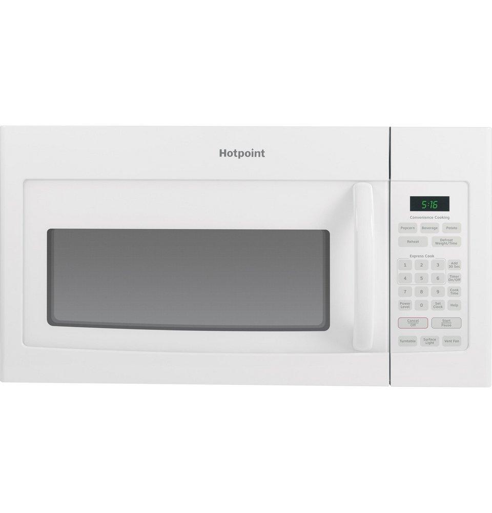 Hotpoint® White 1.6 cu. ft. 1000 W External Over-the-Range Microwave 