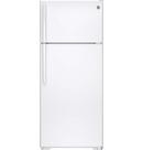 GE&reg; White 28 in. 13.51 cu. ft. Top Mount Freezer Refrigerator 