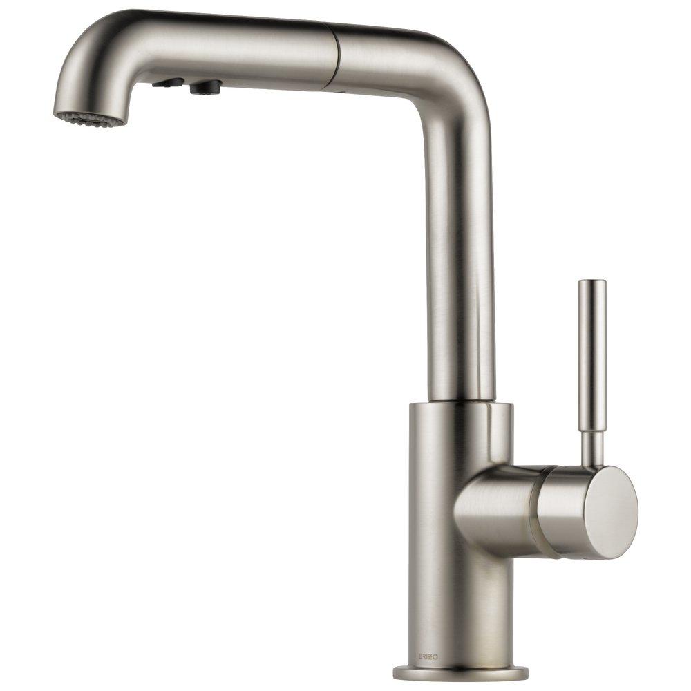 Brizo Stainless Single Handle Pull Out Kitchen Faucet 