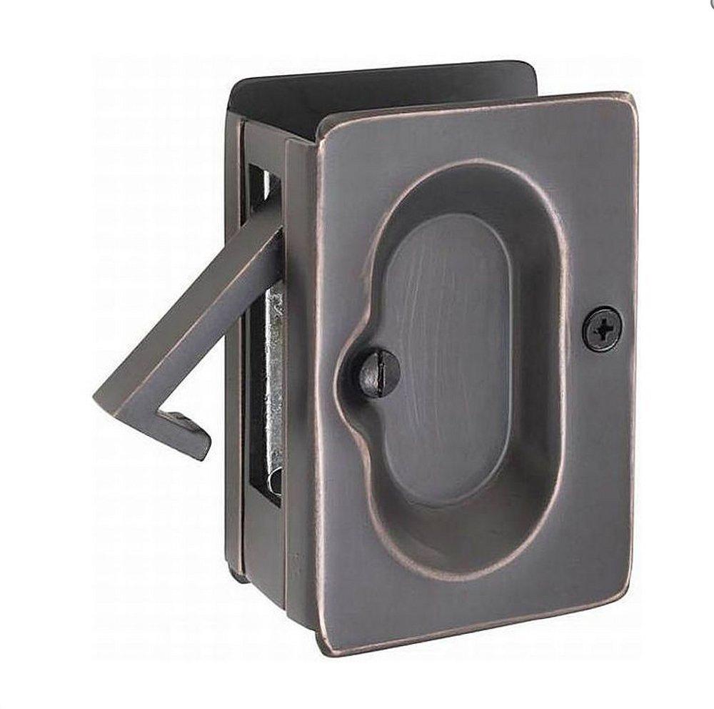 EMTEK Oil Rubbed Bronze Passage Pocket in Flat Black 