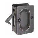 EMTEK Oil Rubbed Bronze Passage Pocket in Flat Black 
