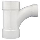 White Hub PVC DWV Combination Wye (Fabricated) 