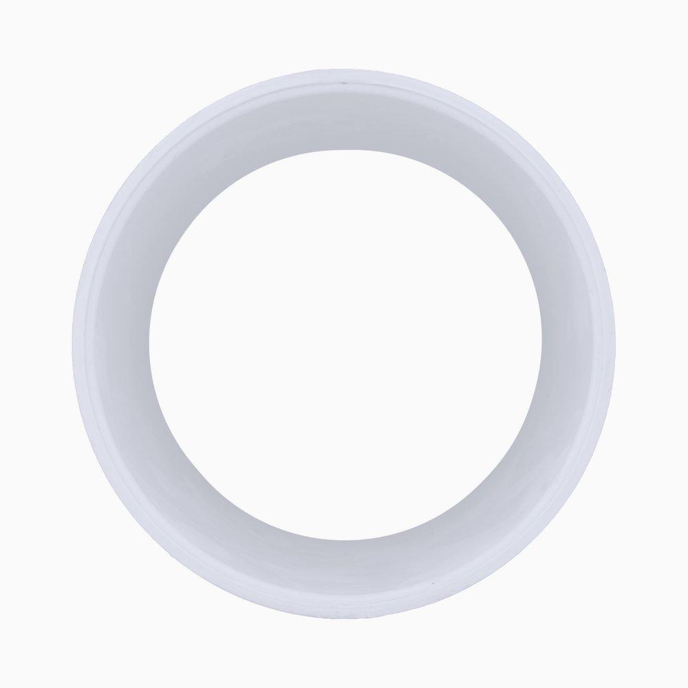 White PVC DWV Repair Coupling 