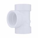 10 x 6 in. PVC DWV Cleanout Tee (Without Plug)