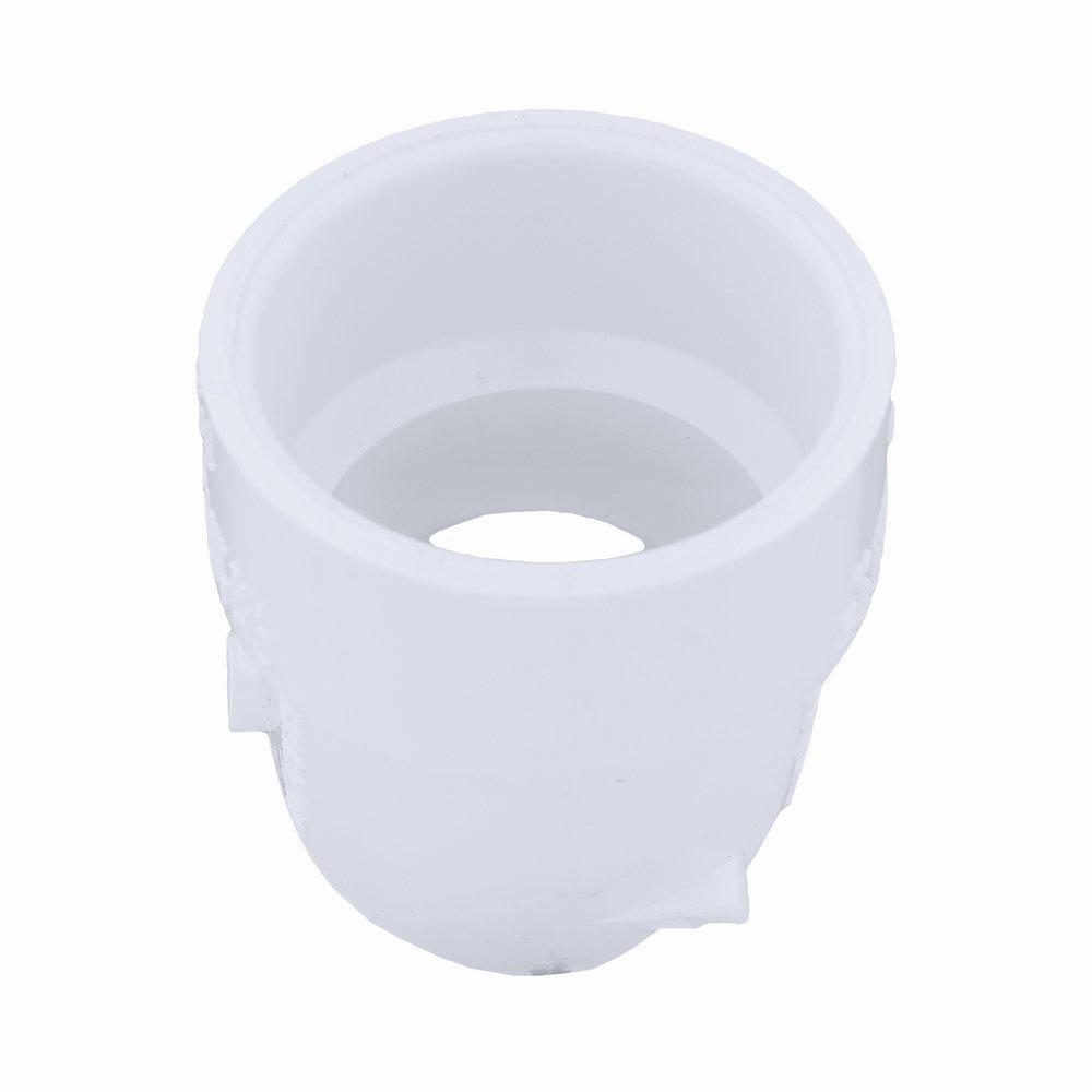 White PVC DWV 45&deg; Street Elbow (Fabricated) 