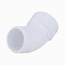 White PVC DWV 45&deg; Street Elbow (Fabricated) 
