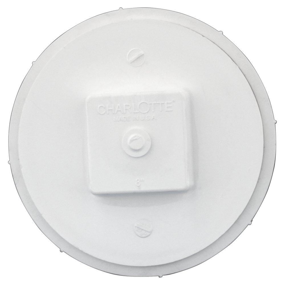 White PVC DWV Female Adapter with Plug 