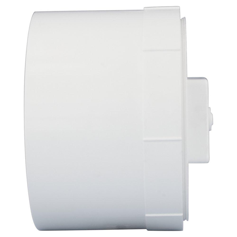 White PVC DWV Female Adapter with Plug 