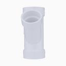 White PVC DWV Double Wye (Fabricated) 