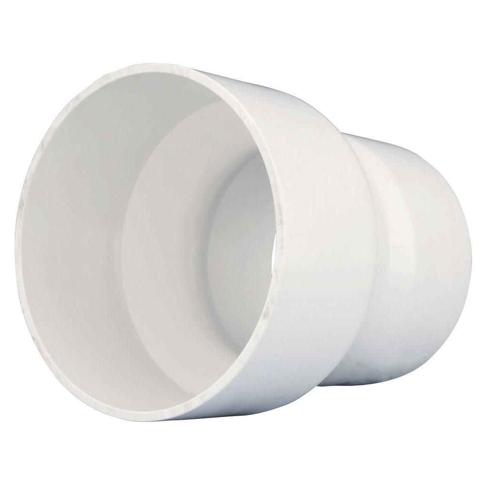 White PVC DWV x SDR 35 Coupling 