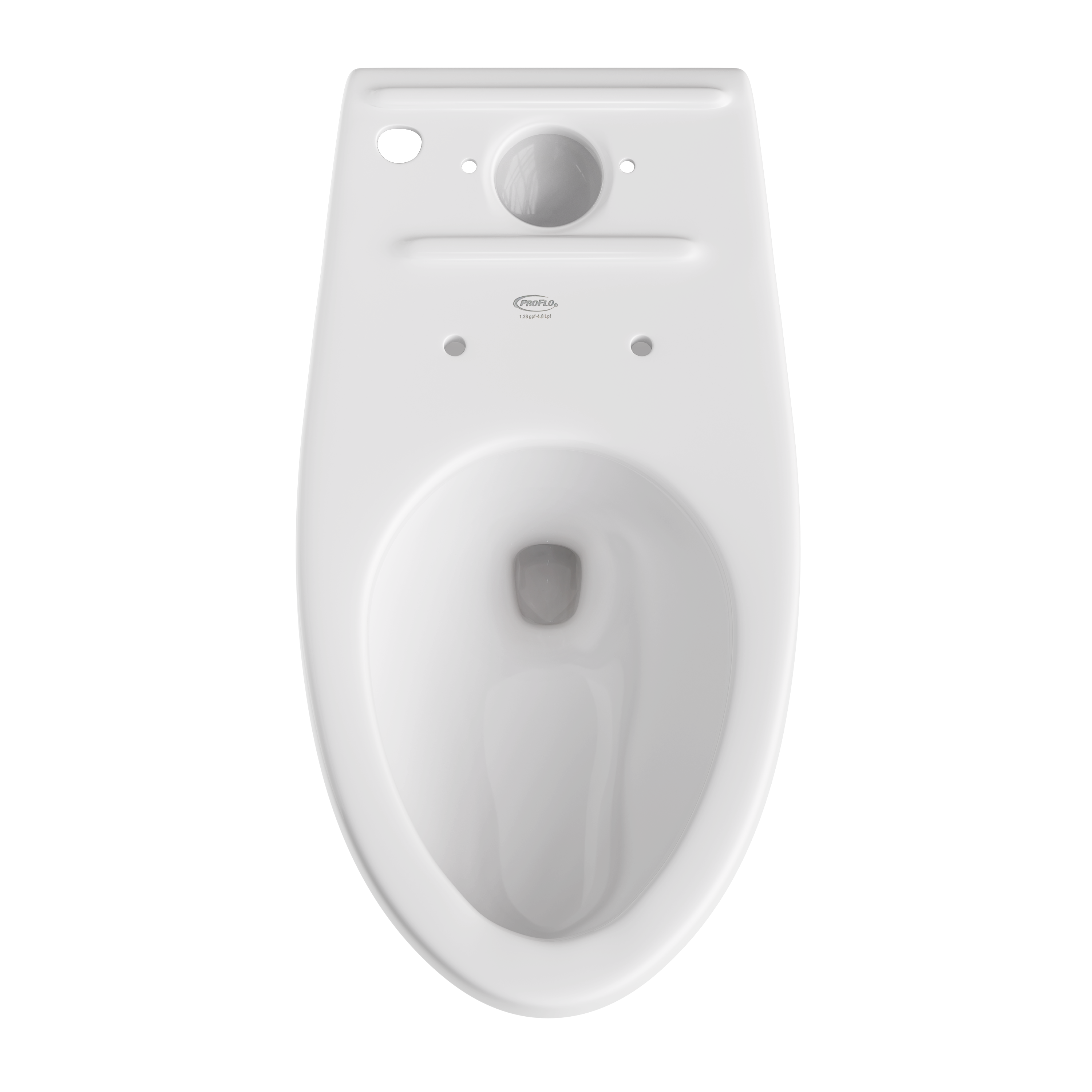 PROFLO&reg; White 1.28 gpf Elongated Bowl Toilet 