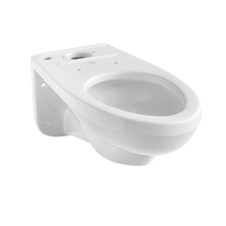 Wall Mount Elongated Toilet Bowl in White