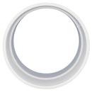 White PVC DWV Coupling 