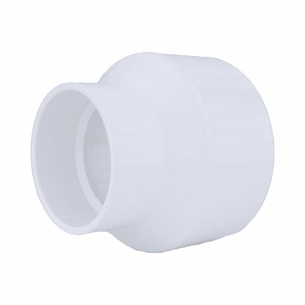 White PVC DWV Coupling 
