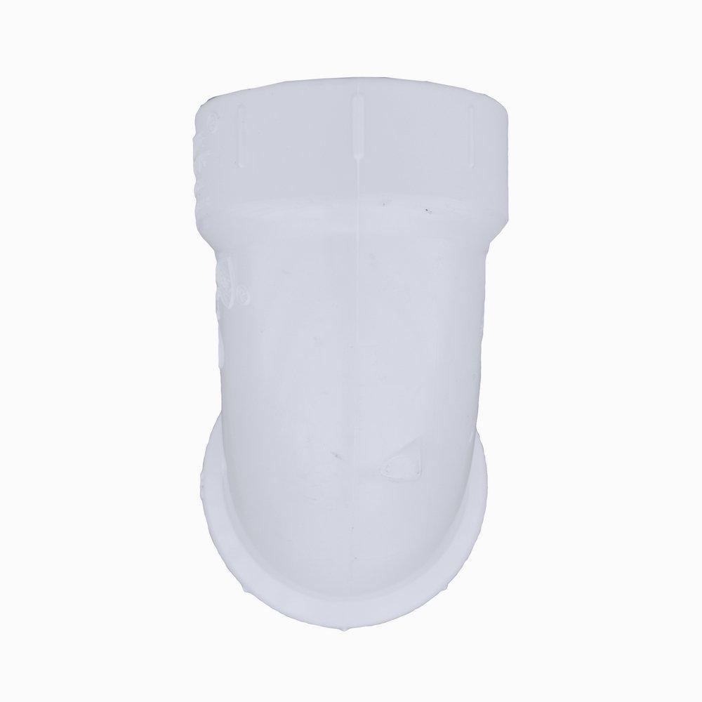 White PVC DWV 90&deg; Elbow (Fabricated) 
