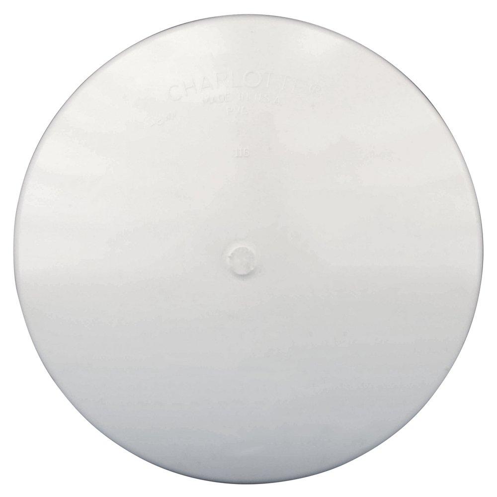 White PVC DWV Cap (Fabricated) 