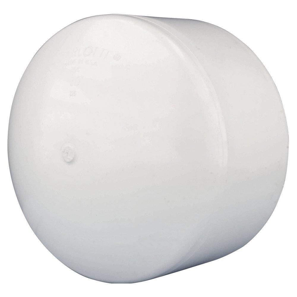 White PVC DWV Cap 