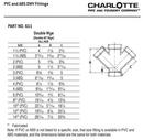 White Spigot x Hub 22-1/2 Degree PVC DWV Street Elbow 