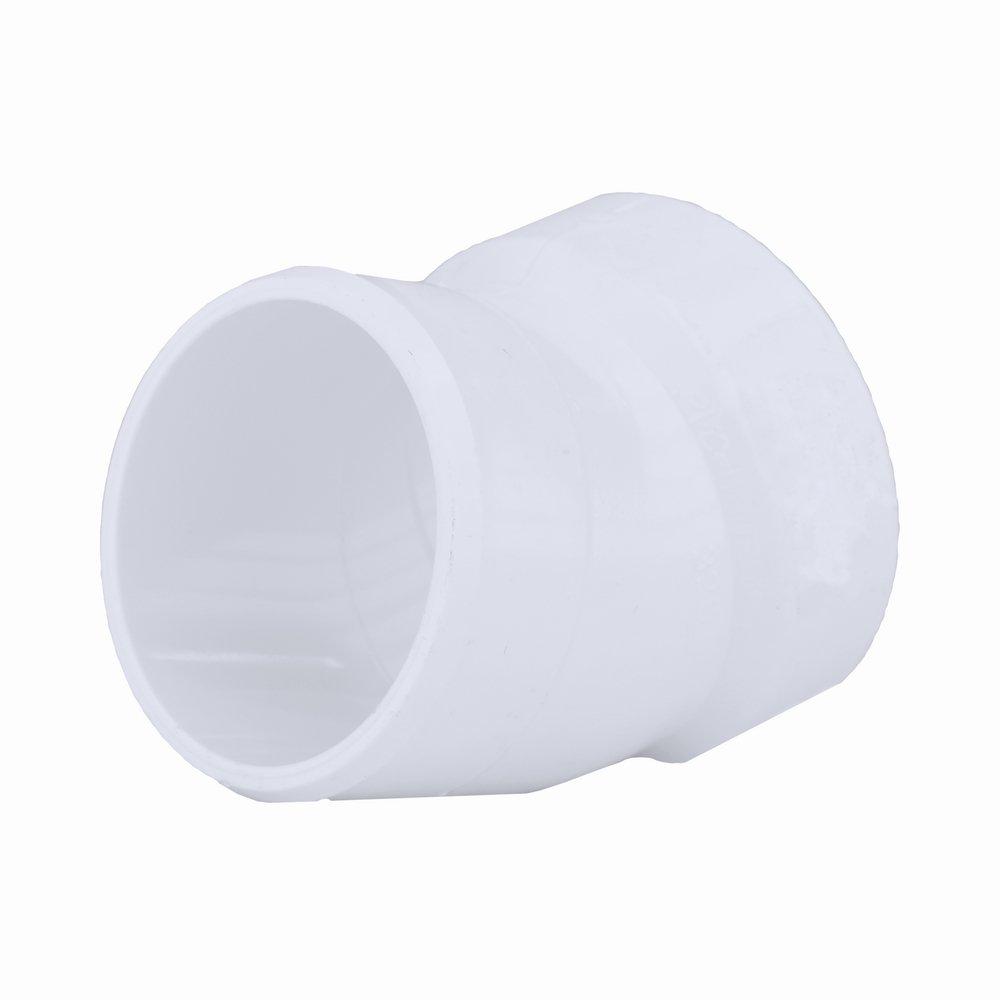 White PVC DWV 22-1/2° Street Elbow 