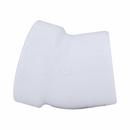 White Spigot x Hub 22-1/2 Degree PVC DWV Street Elbow 