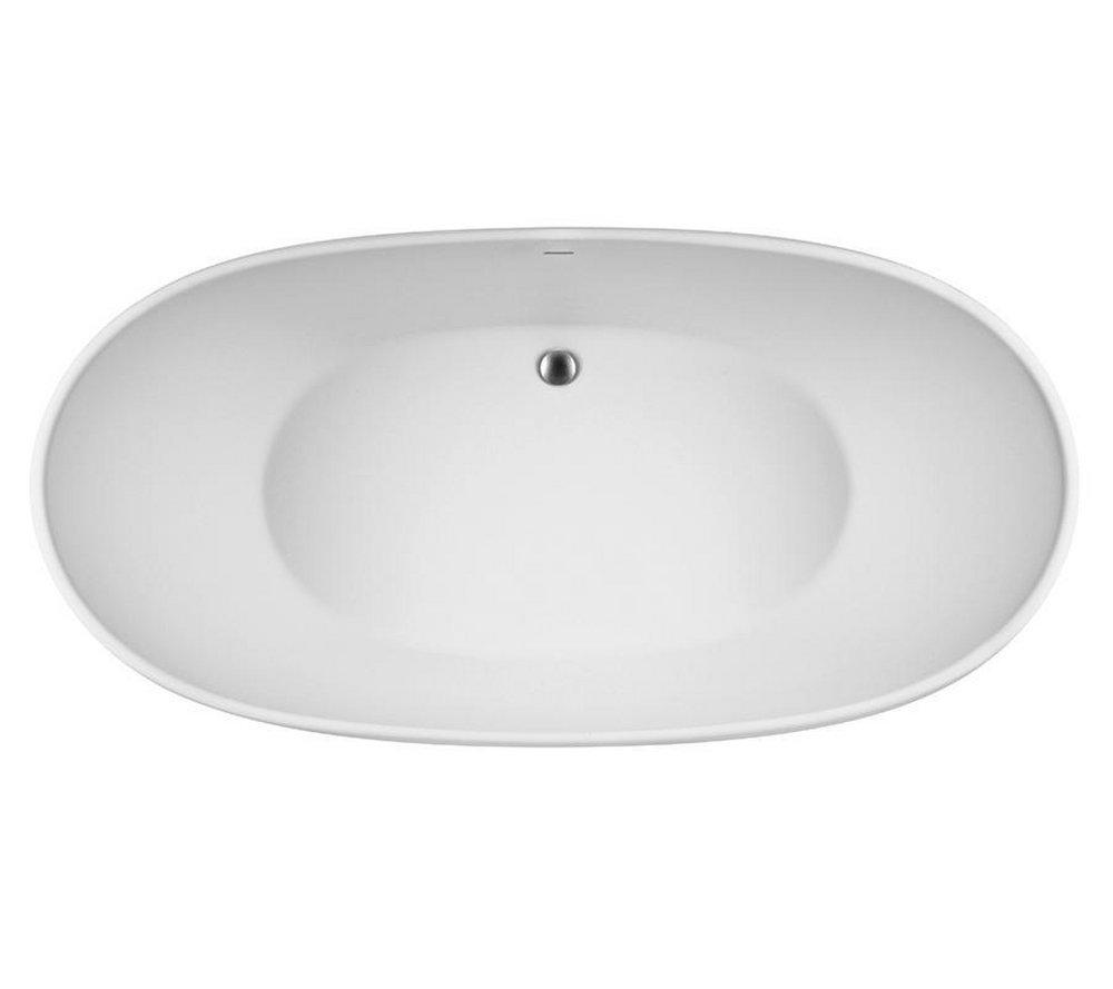 MTI Whirlpools&reg; White Gloss Freestanding Bathtub 