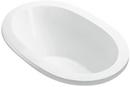 59-1/2 x 32-1/4 in. Whirlpool Drop-In Bathtub with Center Drain in White