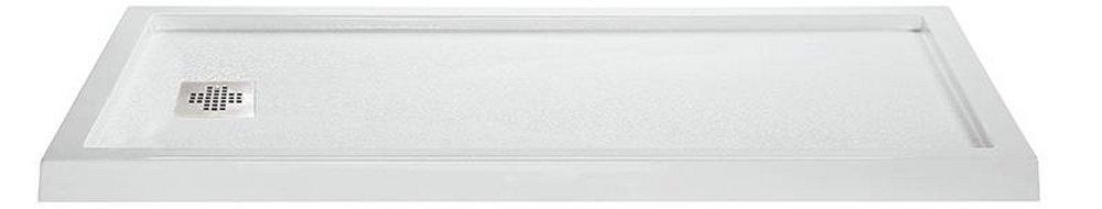 60 X 30 Right Hand Acrylic Shower Base Designer Biscuit 