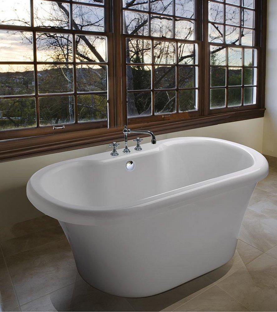MTI Whirlpools&reg; White 66-1/2 x 35-1/2 in. Freestanding Bathtub 