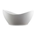 MTI Whirlpools&reg; White Matte Freestanding Bathtub 