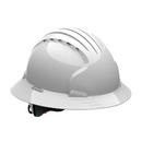 Evolution&reg; Deluxe 6161 White Full Brim Hard Hat 