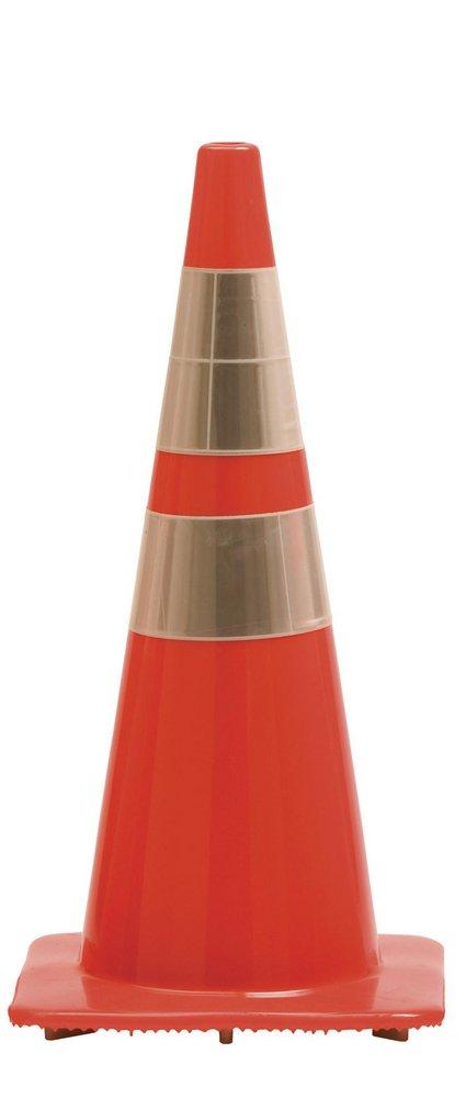 Work Area Protection Corporation Hi-Viz Orange Work Area PVC Traffic Cone 