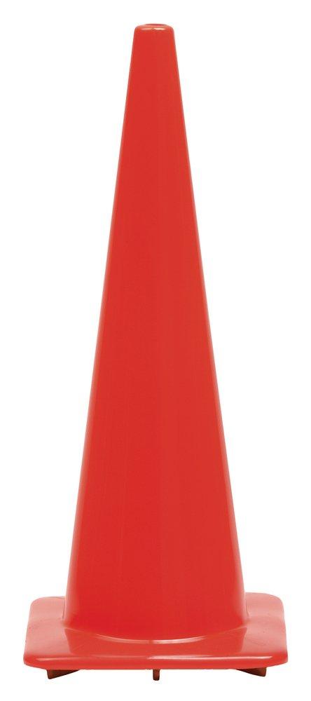 Work Area Protection Corporation Fluorescent Orange Standard Traffic Cone in Fluorescent Orange 