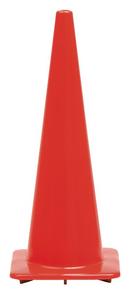 Work Area Protection Corporation Fluorescent Orange Standard Traffic Cone in Fluorescent Orange 
