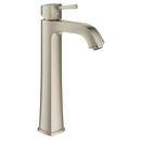 1.5 gpm Single Lever Handle Mixing Valve Vessel Basin in Starlight Brushed Nickel