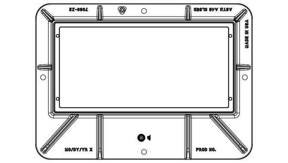 EJ Grey 31 x 4 in. Insulated Frame 