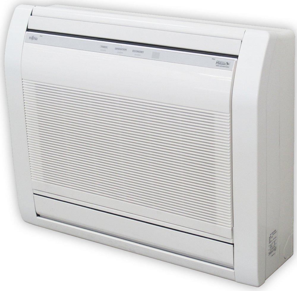 Fujitsu Floor Mount Indoor 0.75 Ton Mini-Split Single-Zone Heat Pump Air Handler 