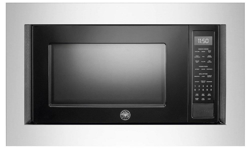 Bertazzoni Spa White 16-7/8 in. 2.0 cu. ft. 1100 W Built-In Microwave 