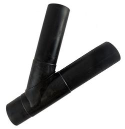 2 in. IPS Butt Fusion SDR 11 HDPE Molded Double Wye