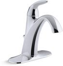 KOHLER Polished Chrome Single Handle Monoblock Bathroom Sink Faucet 