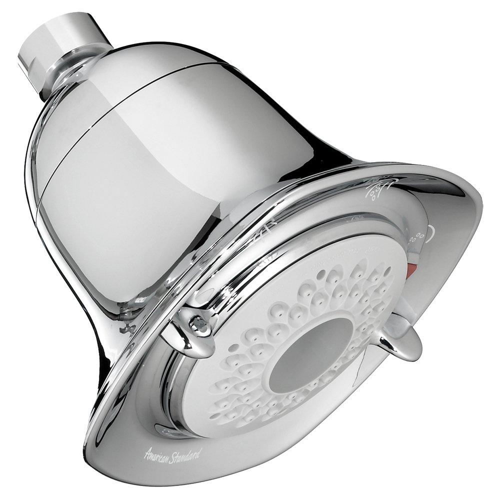 American Standard Polished Chrome Multi Function Combination, Full and Turbine Showerhead 