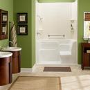 American Standard White 37 x 60 x 30 in. Seated Safety Shower with Left Hand Drain 