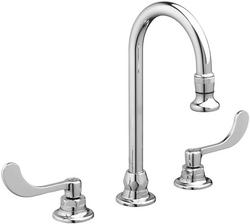 Two Handle Widespread Bathroom Sink Faucet in Polished Chrome