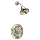 Pressure Balance Shower Trim Kit with Single Lever Handle in Satin Nickel - PVD