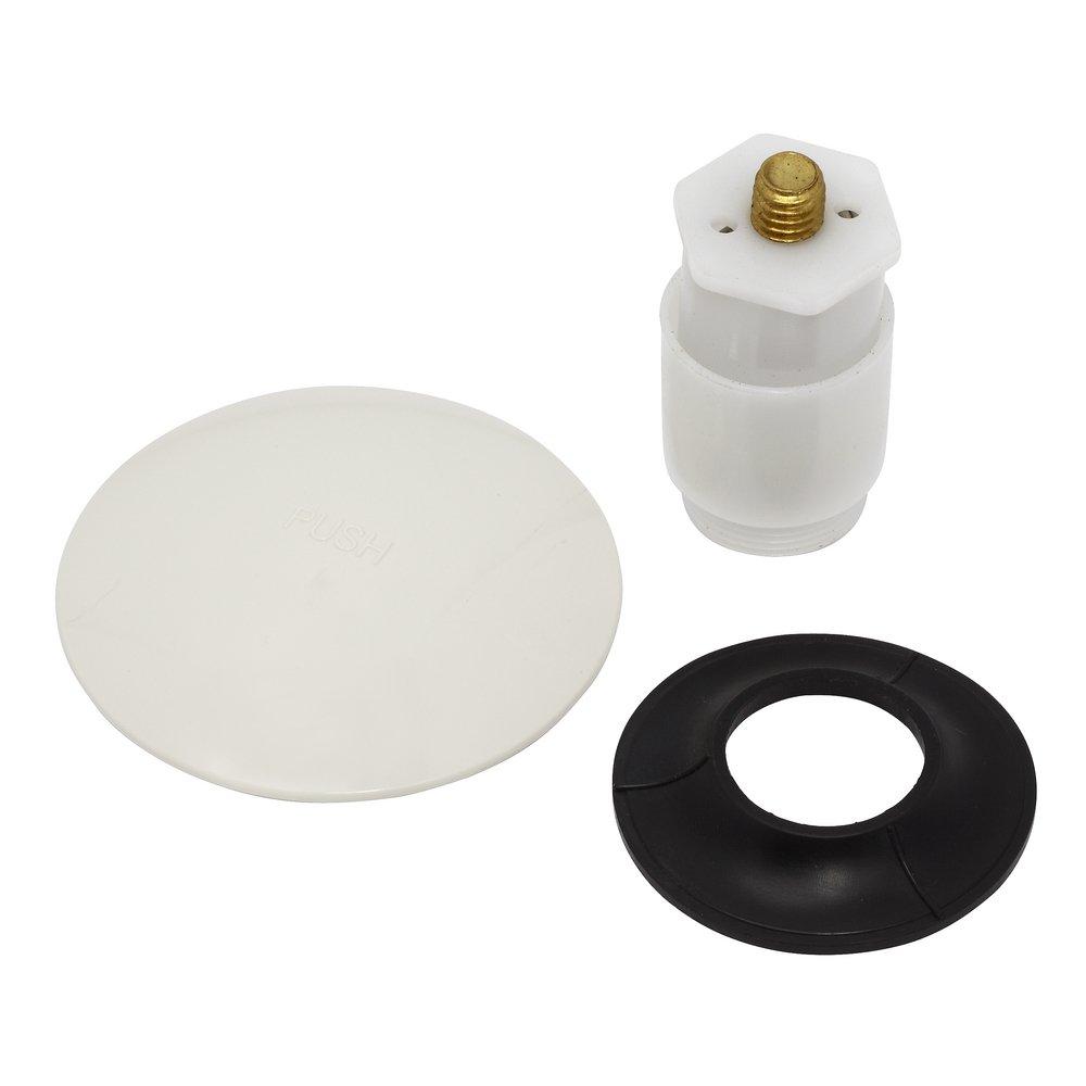 American Standard White Plastic Toe-Tap Drain 