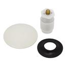 American Standard White Plastic Toe-Tap Drain 